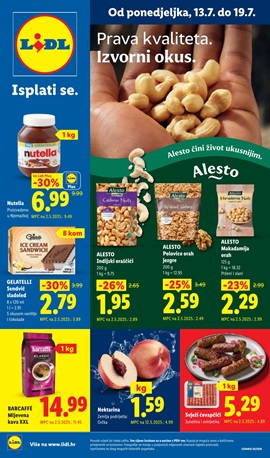 Lidl katalog prehrana
