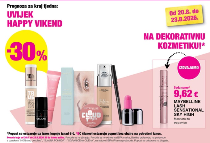 Bipa vikend akcija