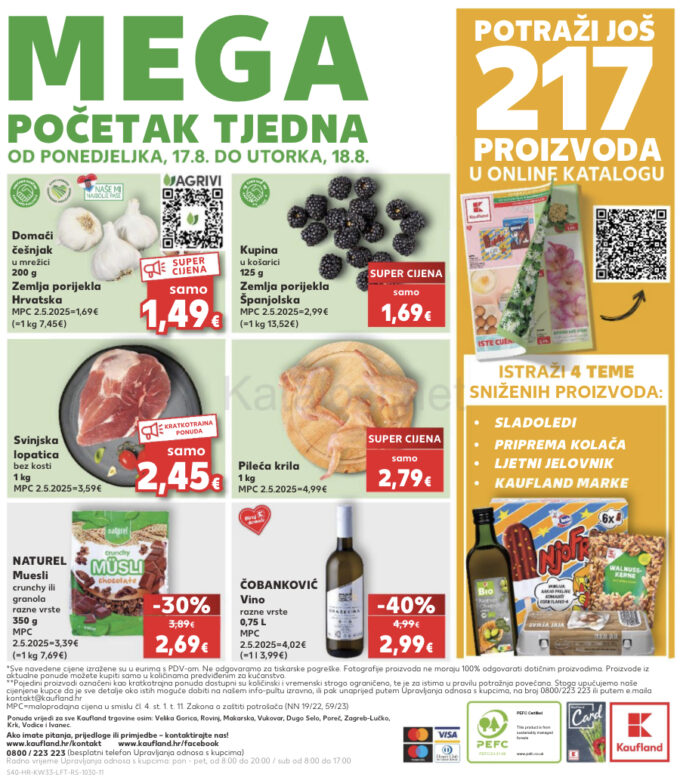 Kaufland akcija za početak tjedna