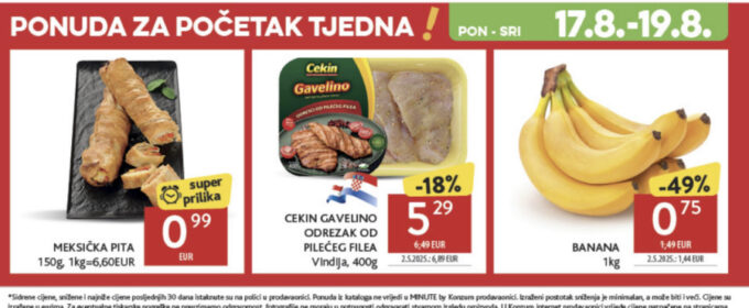 Konzum akcija za početak