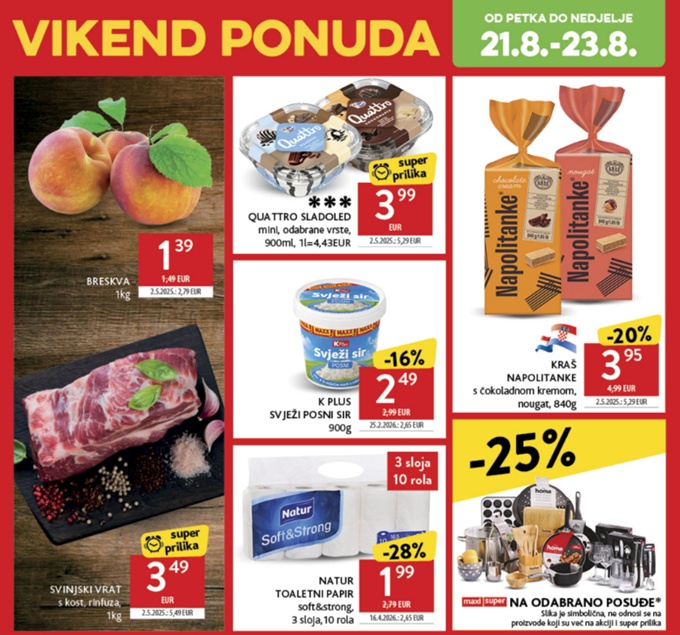 Konzum vikend akcija