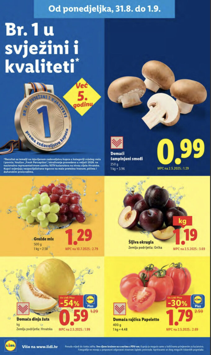 Lidl akcija za početak tjedna