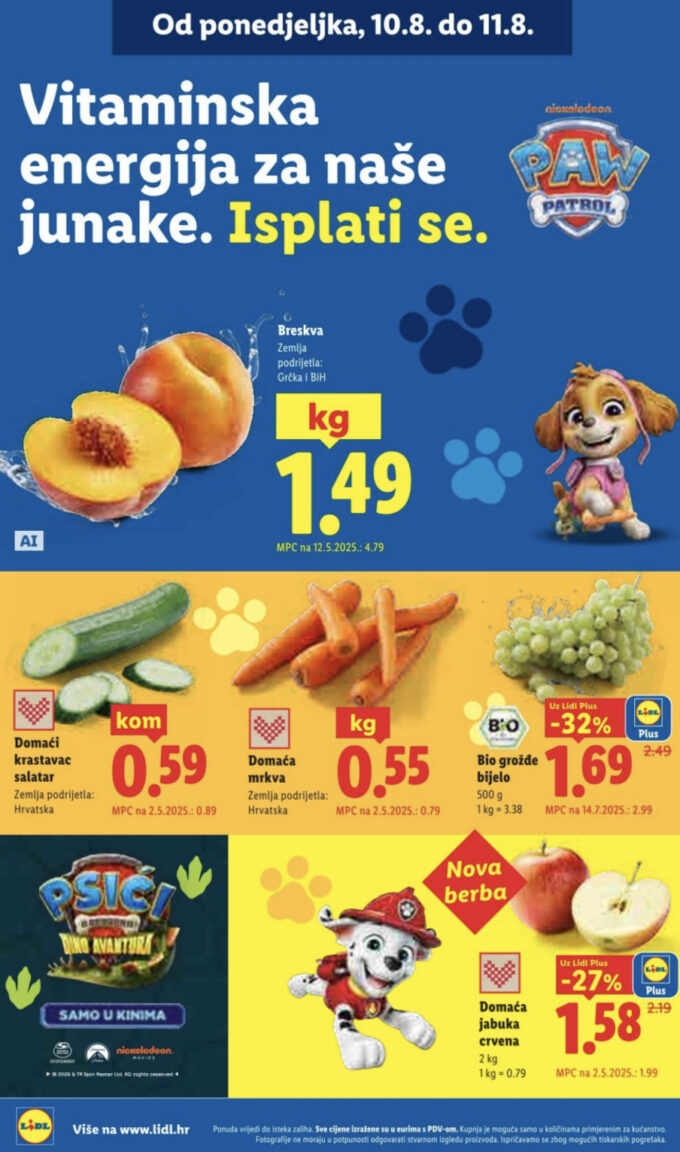 Lidl akcija za početak tjedna