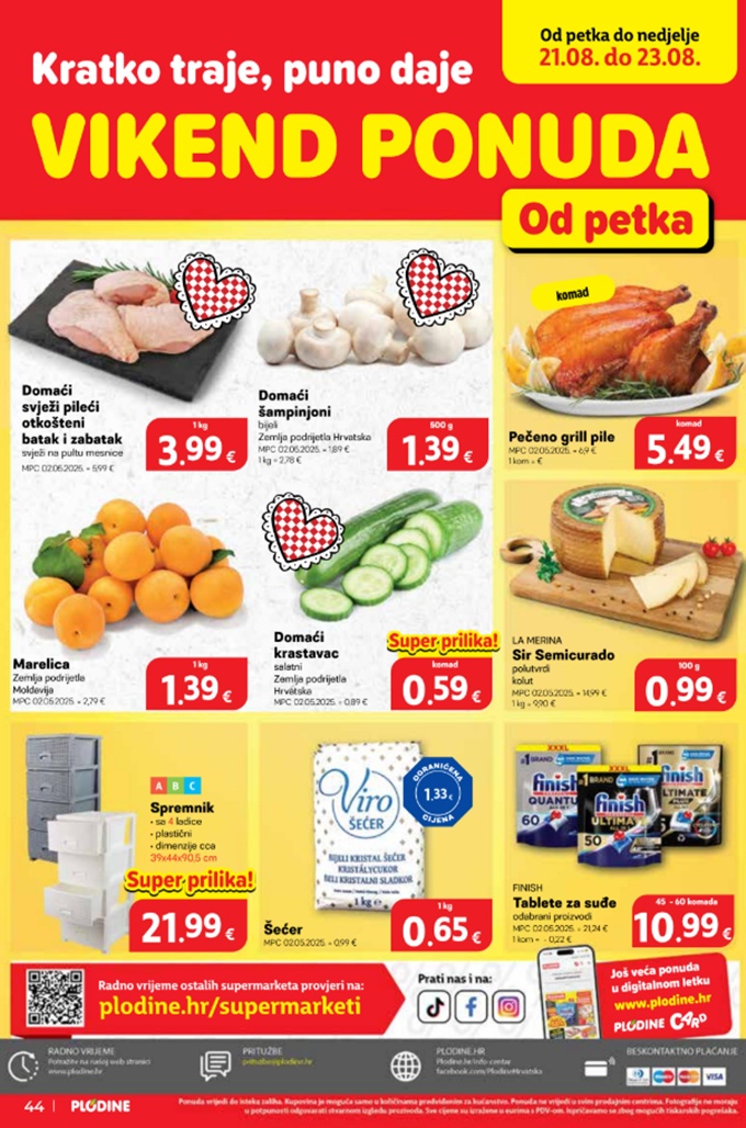 Plodine vikend akcija