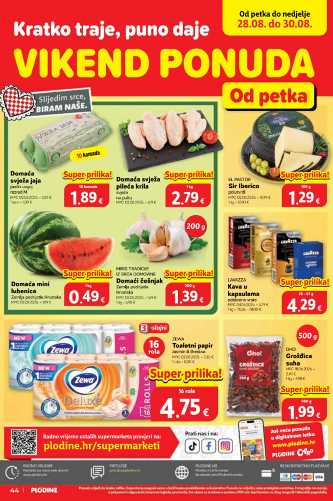 Plodine vikend akcija