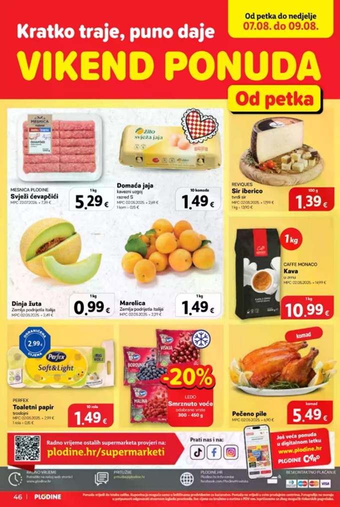 Plodine vikend akcija