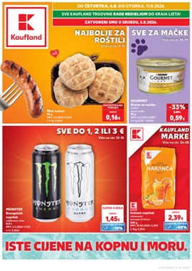 Kaufland katalog Najbolje za roštilj, sve za mačke, sve za 1, 2 ili 3€