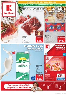 Kaufland katalog slatkiši i mlijko