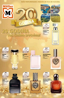 Muller katalog parfumerija 20 godina