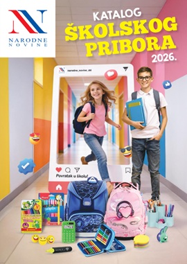 Narodne novine katalog školskog pribora 2026