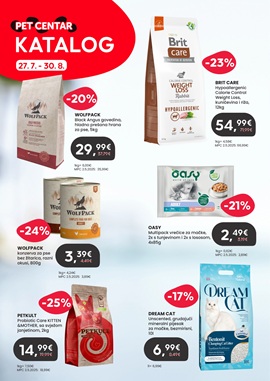Pet centar katalog kolovoz