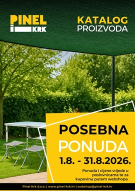 Pinel katalog kolovoz