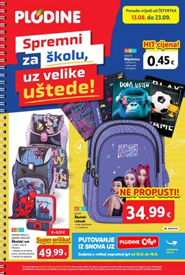 Plodine katalog Škola