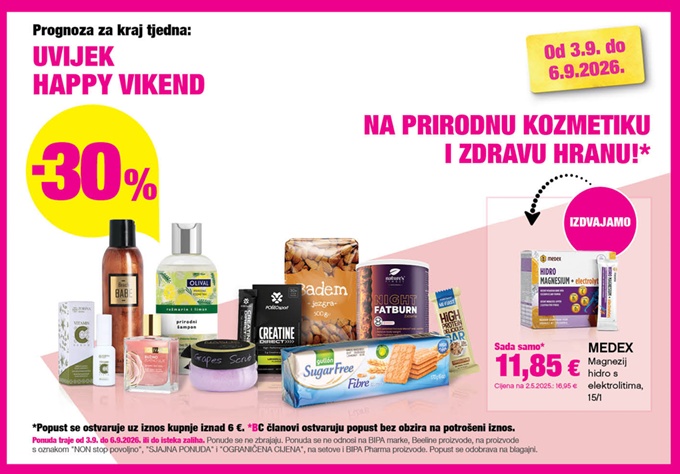 Bipa vikend akcija