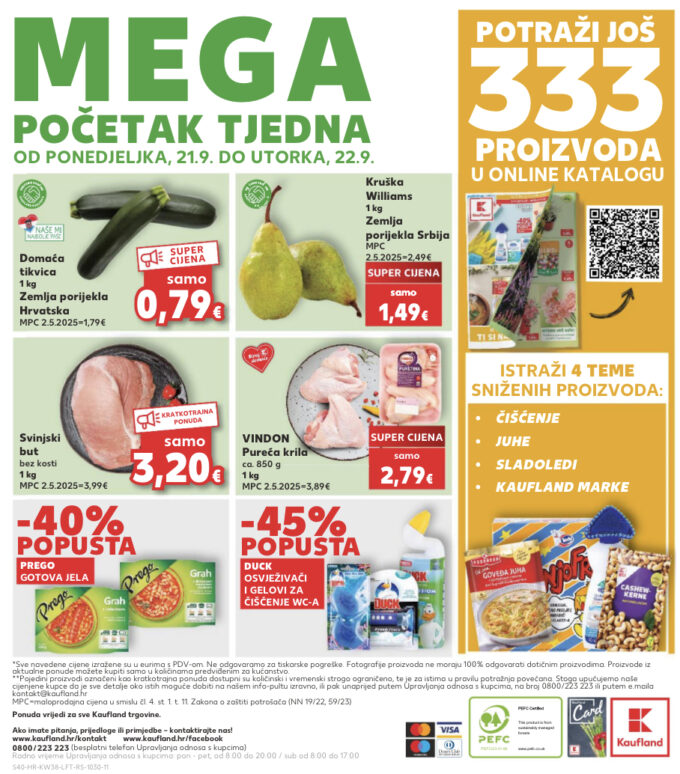Kaufland akcija za početak tjedna