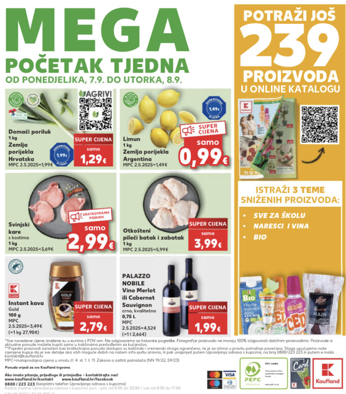 Kaufland akcija za početak tjedna