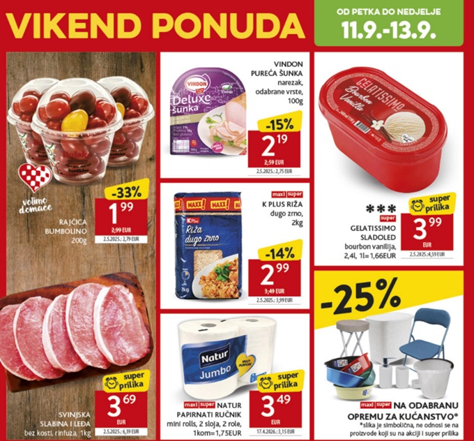 Konzum vikend akcija