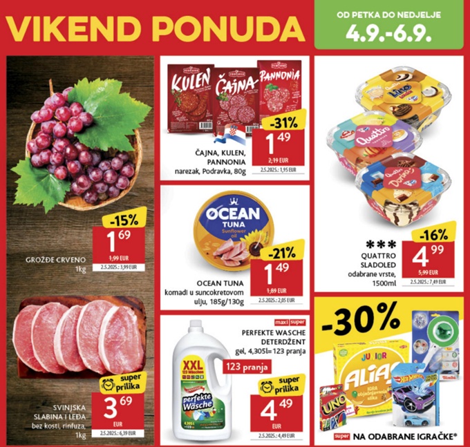 Konzum vikend akcija