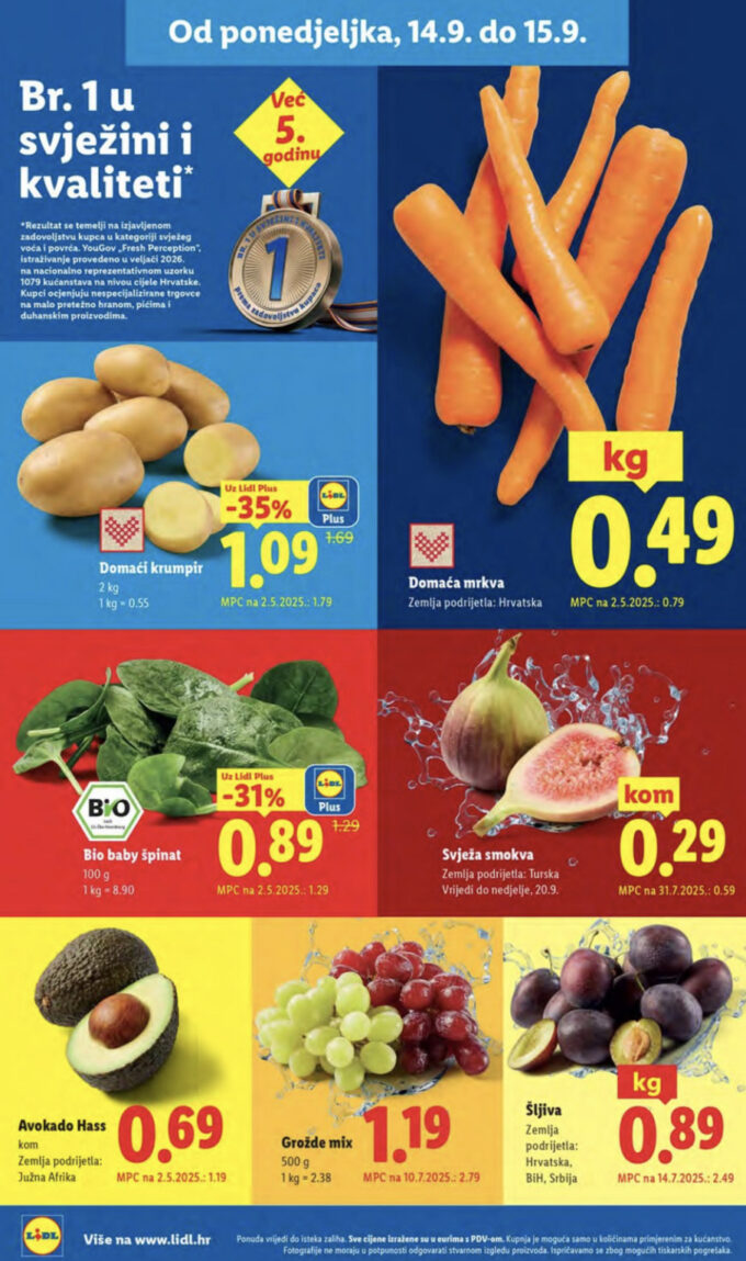 Lidl akcija za početak tjedna