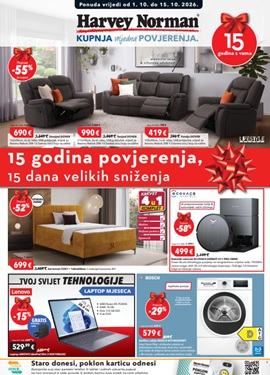 Harvey Norman katalog 15 godina povjerenja
