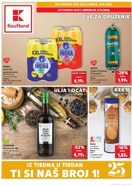 Kaufland katalog Sve za druženje, ulja i ocat te keksi