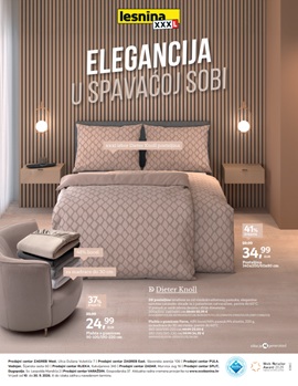 Lesnina katalog Elegancija u spavaćoj sobi