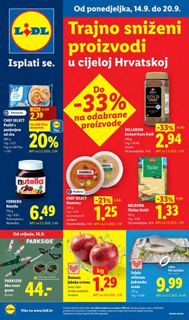 Lidl katalog prehrana