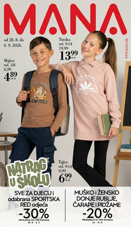 Mana katalog Natrag u školu