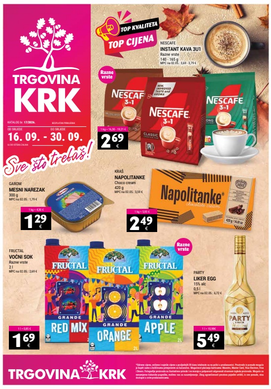 Trgovina Krk katalog