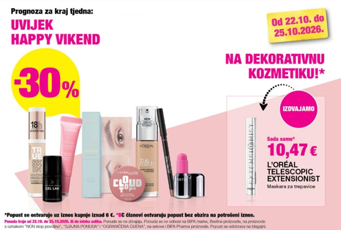 Bipa vikend akcija