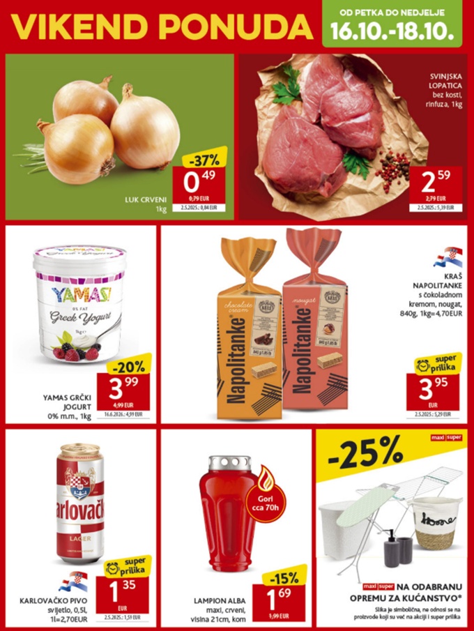 Konzum vikend akcija