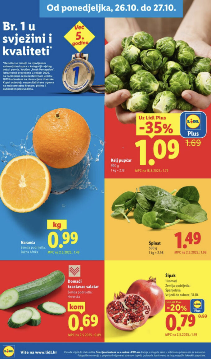 Lidl akcija za početak tjedna