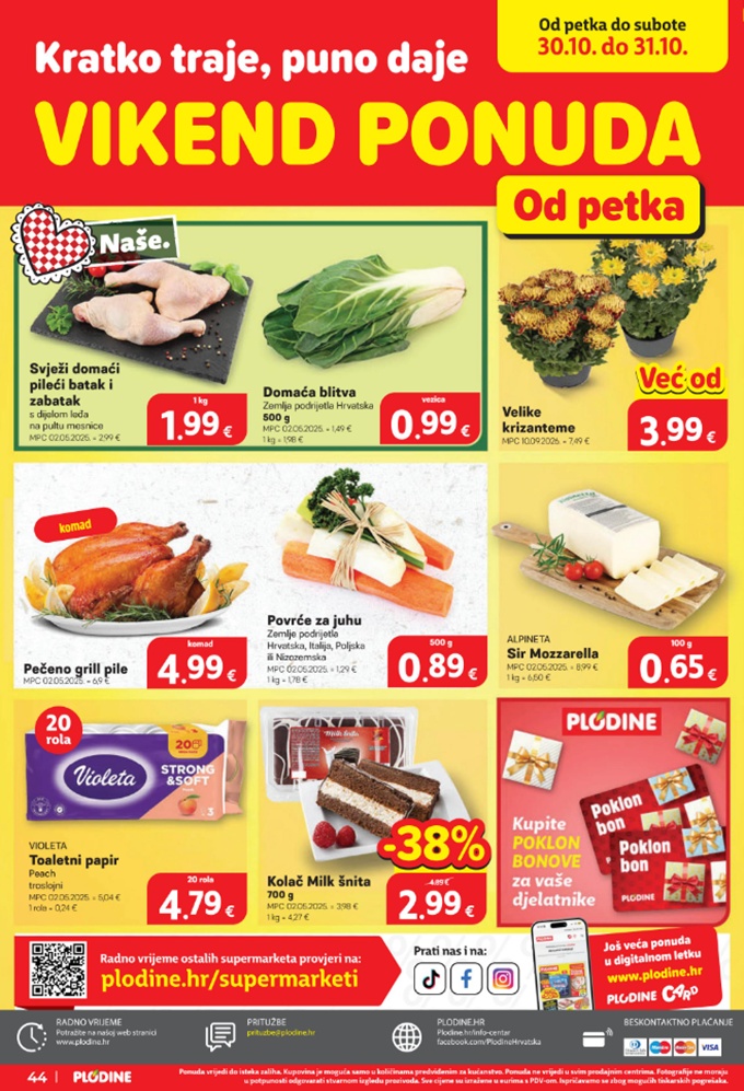 Plodine vikend akcija