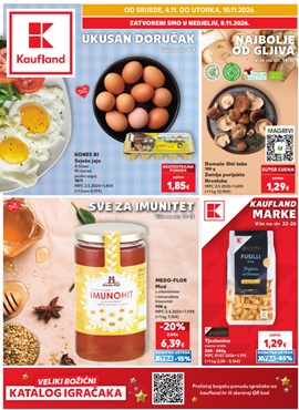 Kaufland katalog Ukusan doručak, najbolje od gljiva i sve za imunitet