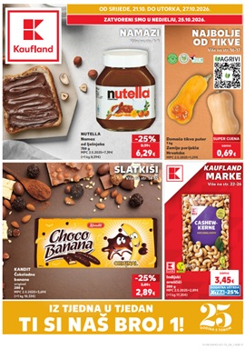Kaufland katalog Namazi, najbolje od tikve i slatkiši