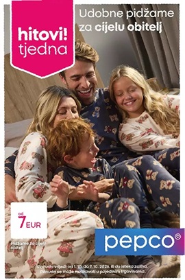 Pepco katalog Udobne pidžame za cijelu obitelj